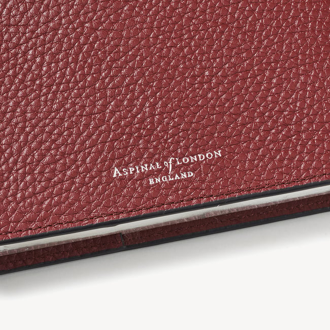 A5 Refillable Journal & Pen Set Merlot Pebble