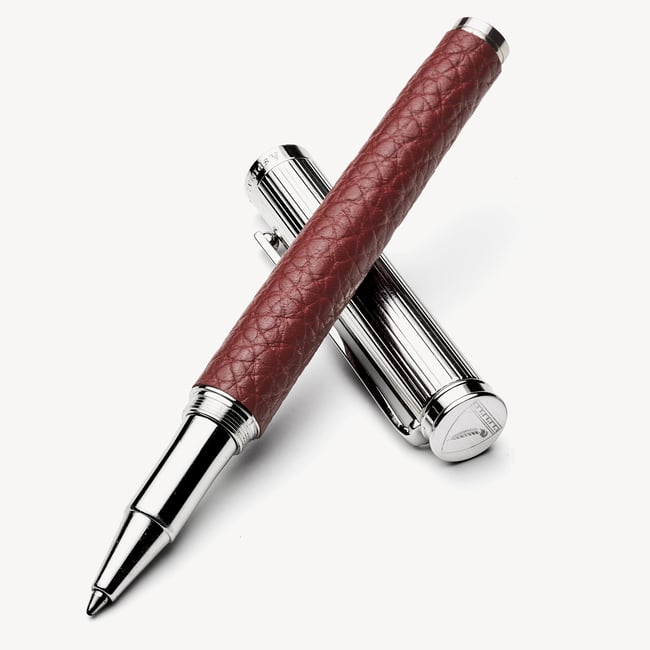 A5 Refillable Journal & Pen Set Merlot Pebble