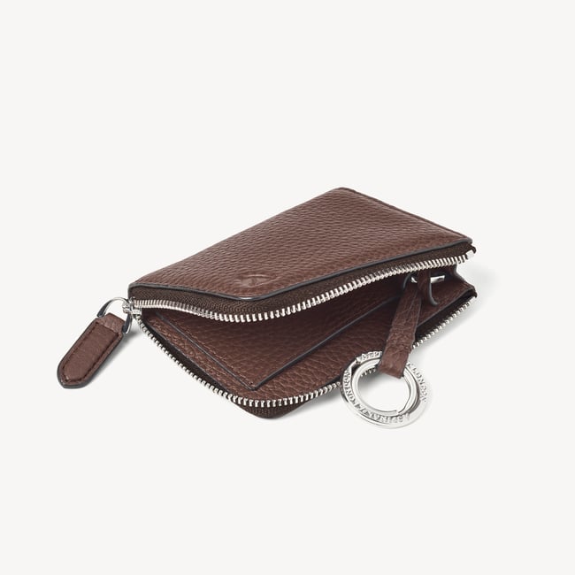Men’s Key Holder Wallet Tobacco Pebble