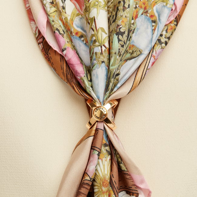 Scarf Ring 18ct Gold Plated