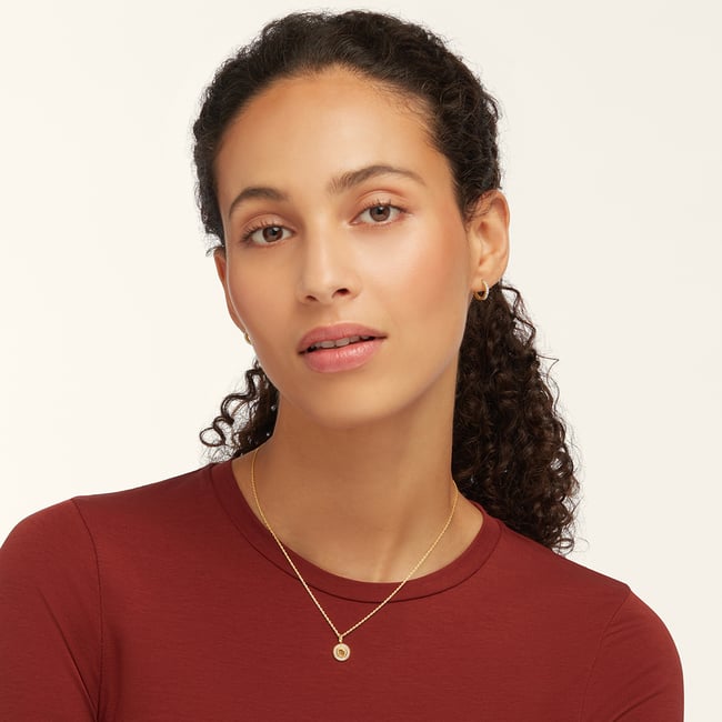 Virgo Zodiac Pendant Necklace Virgo in 18ct Gold Vermeil