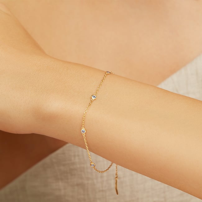 Celeste Bracelet 0.018ct Swiss Blue Topaz
