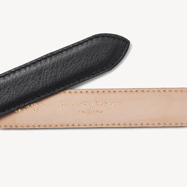 Bella Waist Belt Smooth Black