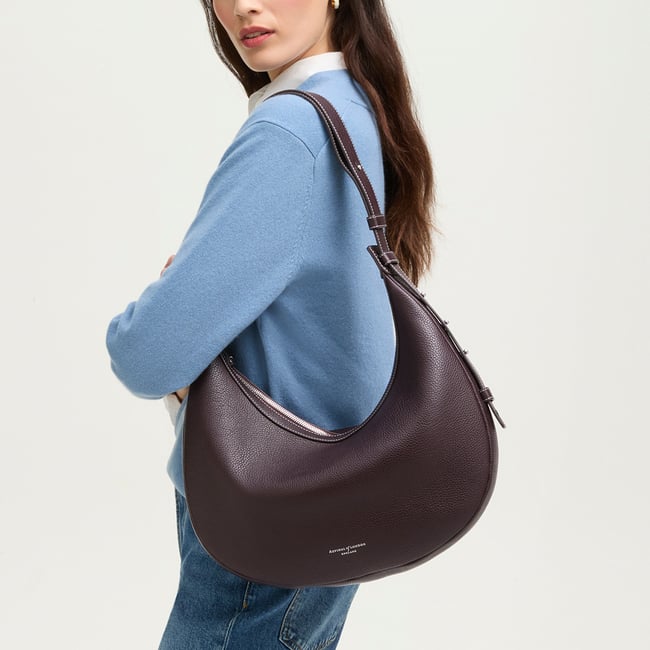Soho Large Crescent Wine Milled Pebble