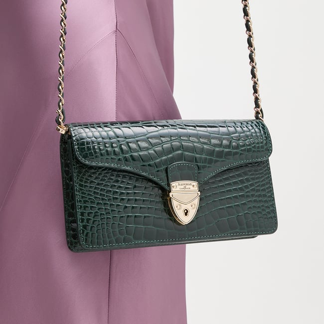 Mayfair®Clutch Evergreen Patent Croc
