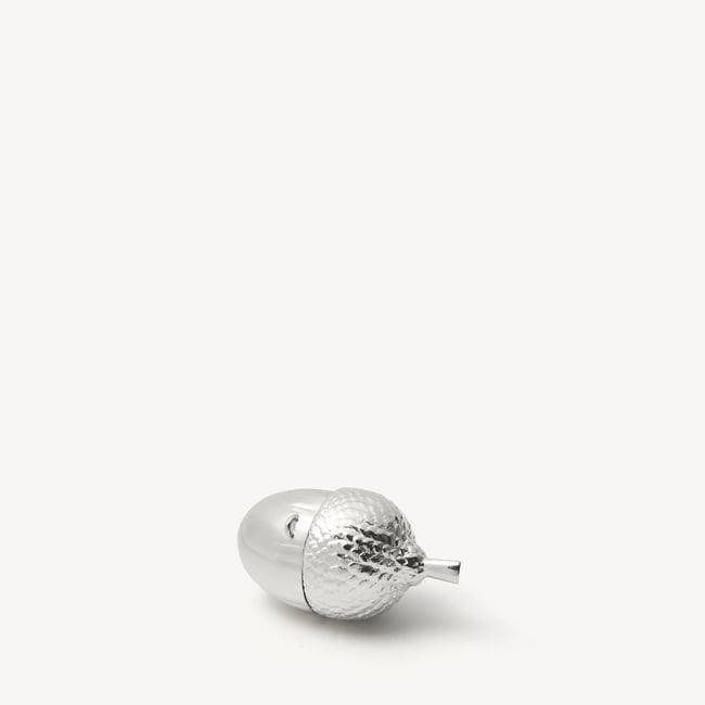 Acorn Sterling Silver Trinket Box Solid Sterling Silver 925