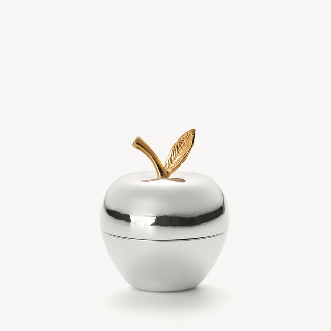 Apple Sterling Silver Trinket Box Solid Sterling Silver 925