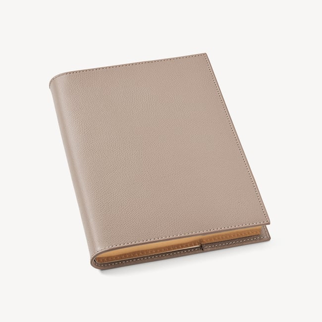 A5 Refillable Luxury Journal Moleskin Soft Saffiano with Soft Suede Lining