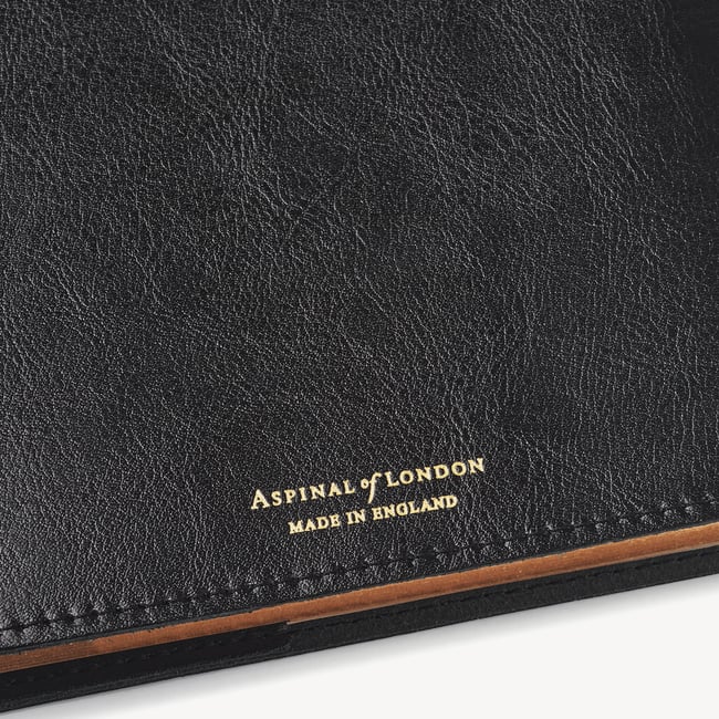 A4 Refillable Journal Smooth Black