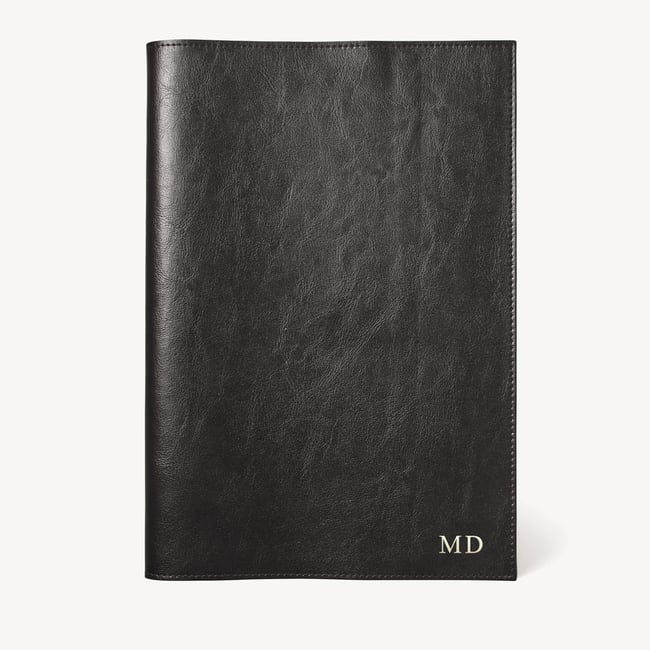 A4 Refillable Journal Smooth Black