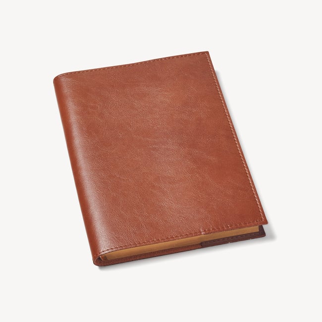 A5 Refillable Journal Smooth Antique Brown