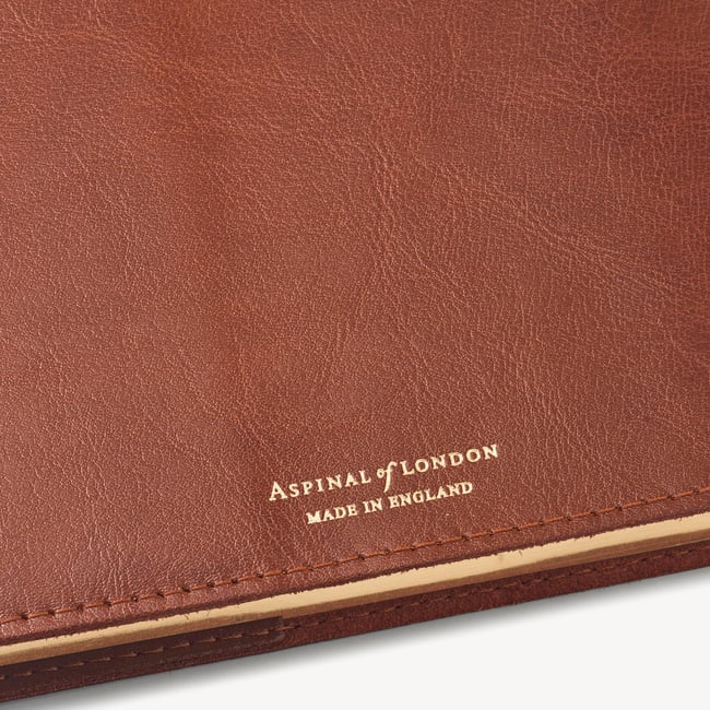 A5 Refillable Journal Smooth Antique Brown
