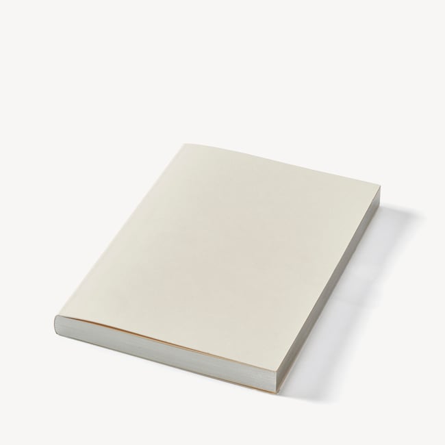 A5 Journal Refill Silver Edge Gilding