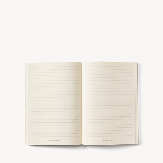 A5 Journal Refill Silver Edge Gilding