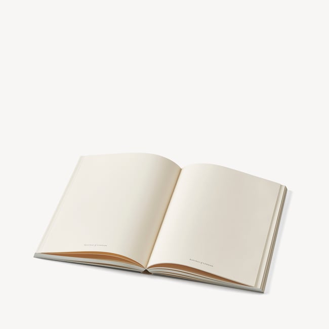 A5 Journal Refill Silver Edge Gilding
