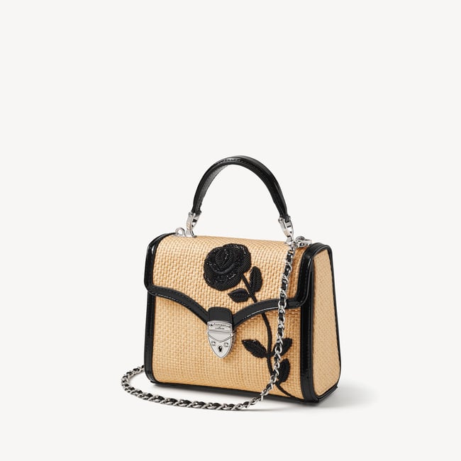 Midi Mayfair® Black Rose Hand Embroidery