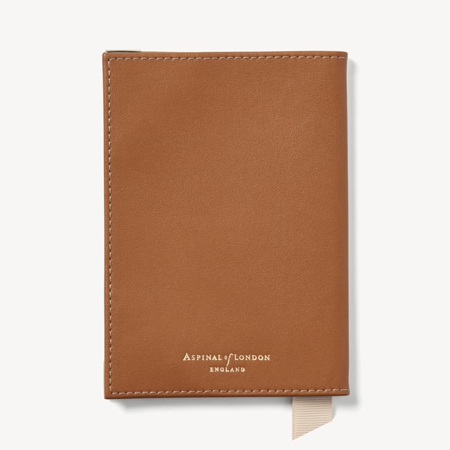 Passport Cover Smooth Tan