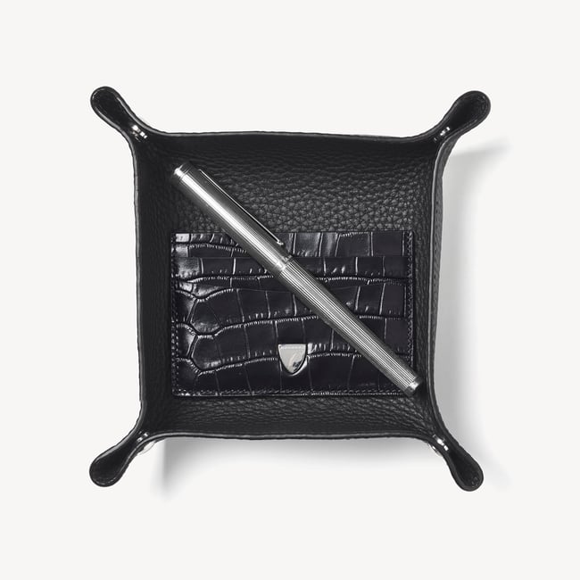 Medium Soft Tidy Tray Black Pebble