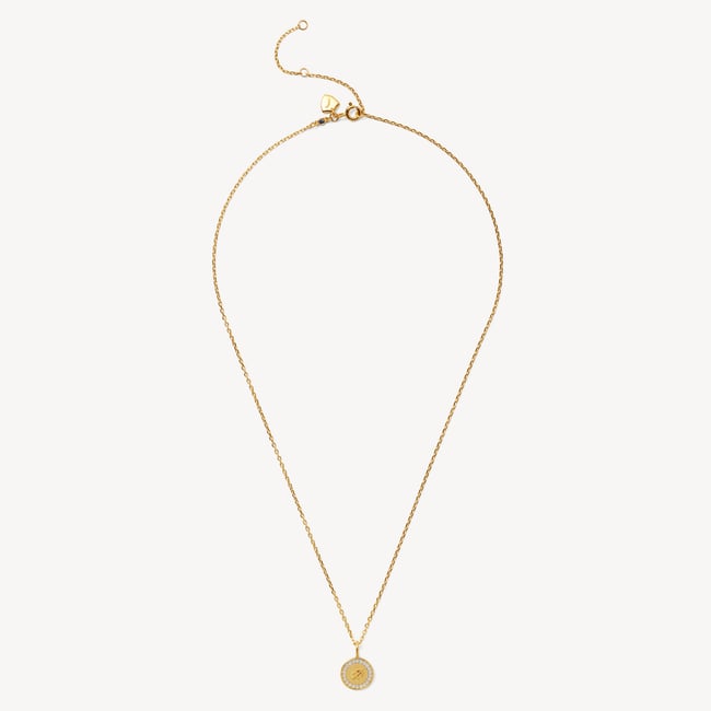 Sagittarius Zodiac Pendant Necklace Sagittarius in 18ct Gold Vermeil