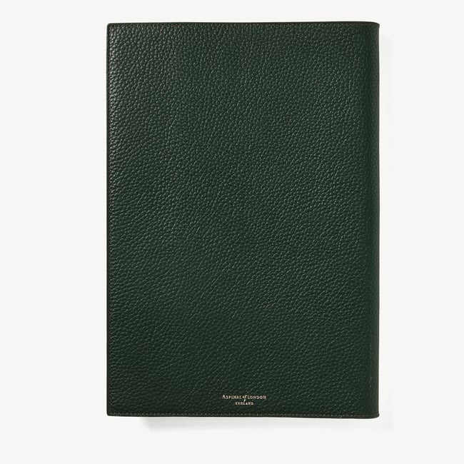 A4 Refillable Luxury Journal Alpine Pebble with Soft Suede Lining