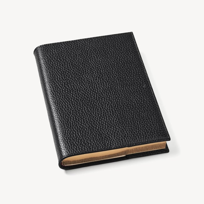 A5 Refillable Journal & Pen Set Black Pebble