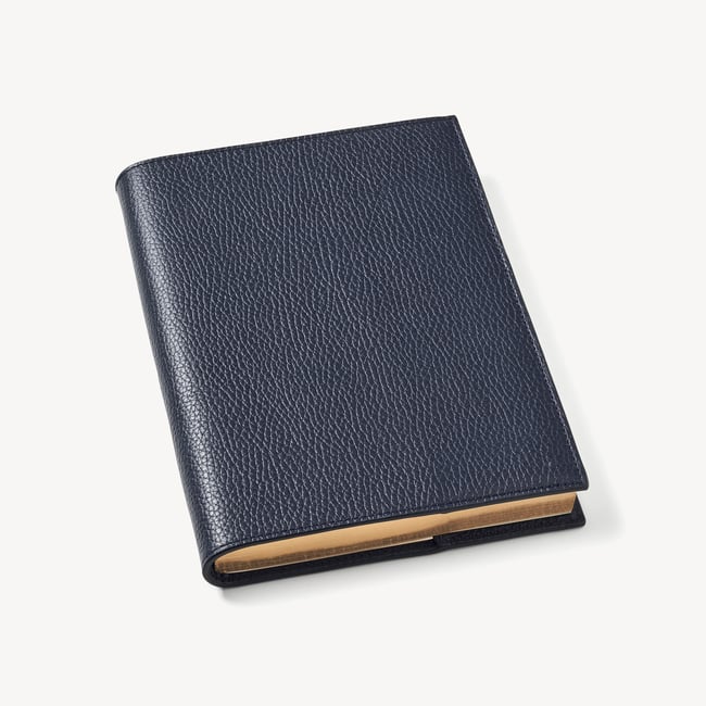 A5 Refillable Journal & Pen Set Navy Pebble