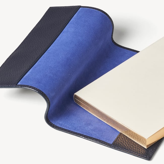 A5 Refillable Journal & Pen Set Navy Pebble