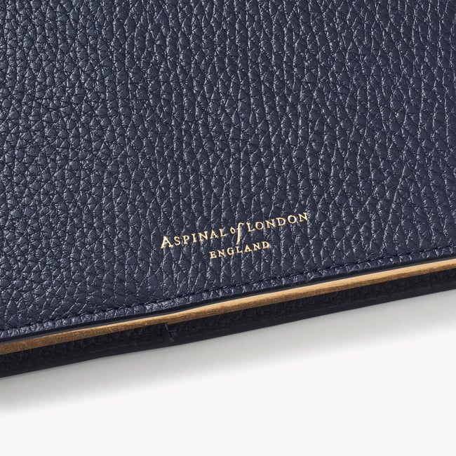 A5 Refillable Journal & Pen Set Navy Pebble