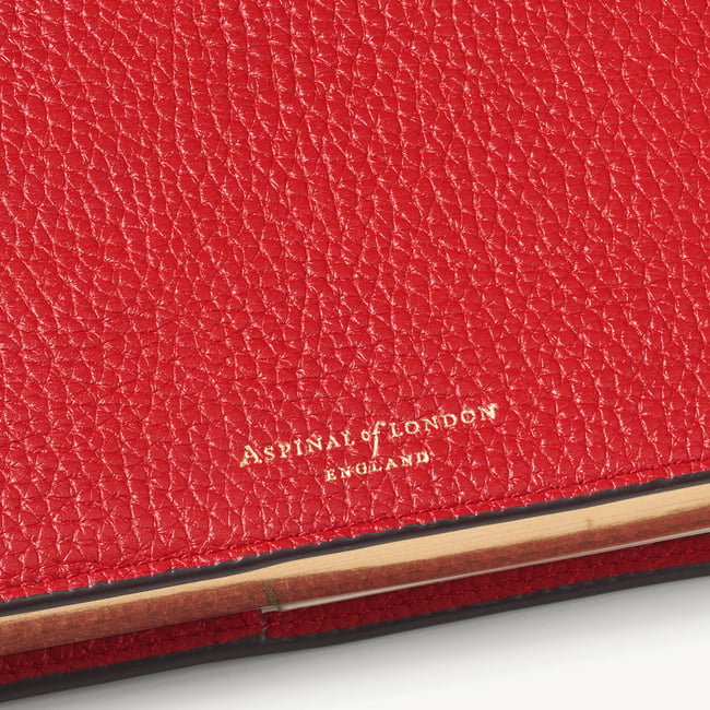A5 Refillable Journal & Pen Set Cardinal Red Pebble