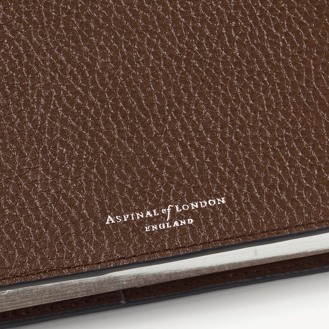 A5 Refillable Journal & Pen Set Tobacco Pebble
