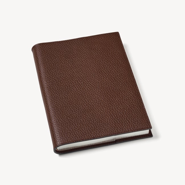 A5 Refillable Journal & Pen Set Tobacco Pebble