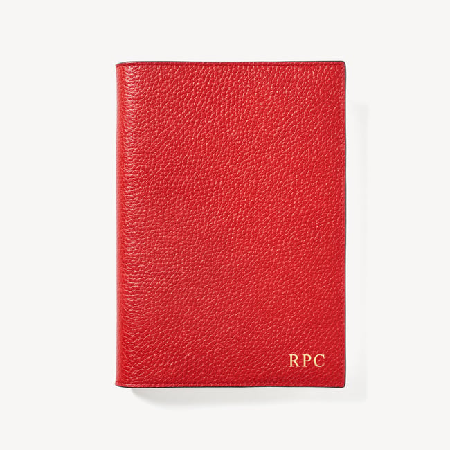 A5 Refillable Journal & Pen Set Cardinal Red Pebble