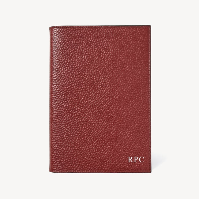 A5 Refillable Journal & Pen Set Merlot Pebble