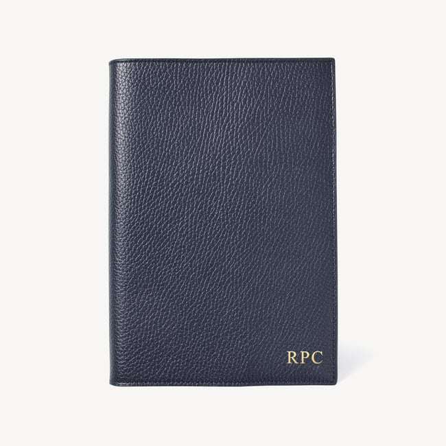 A5 Refillable Journal & Pen Set Navy Pebble