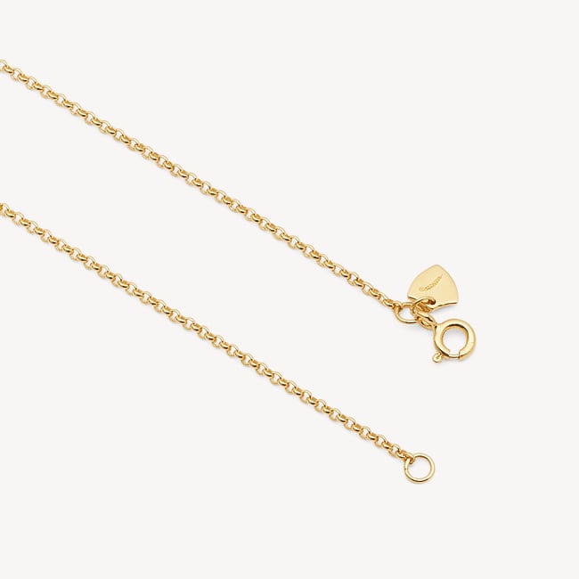 Round Locket Necklace Labradorite, White Topaz & 18ct Gold Vermeil