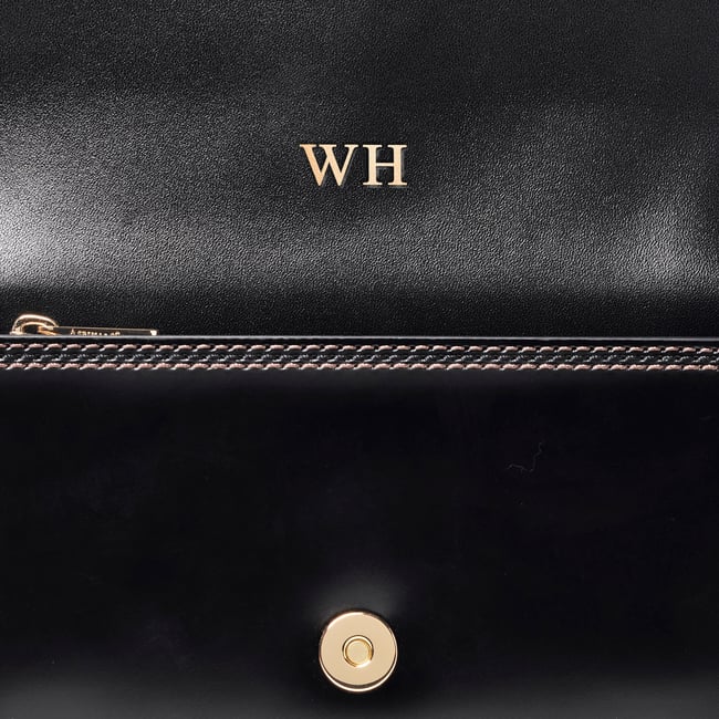 Eliza Clutch Smooth Moonlight Black