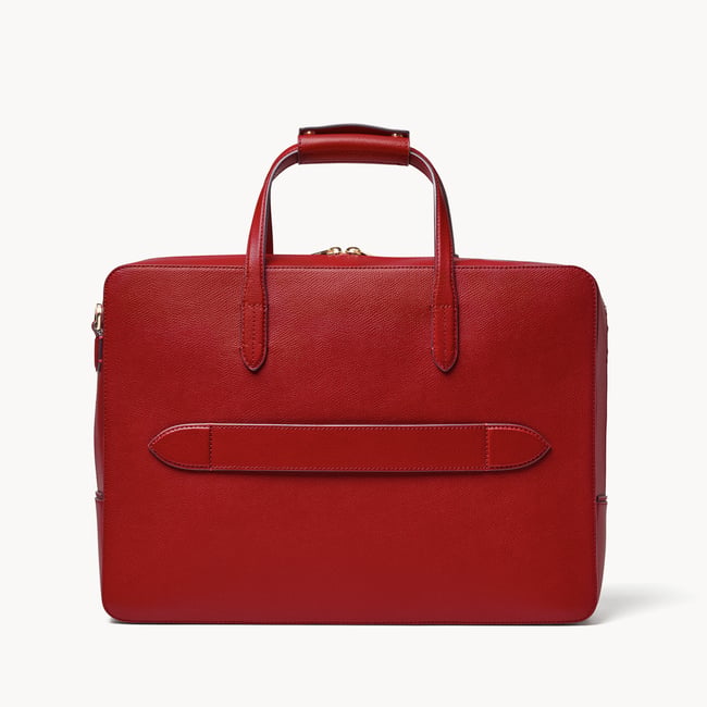 The Brook Street Cherry Red Soft Saffiano