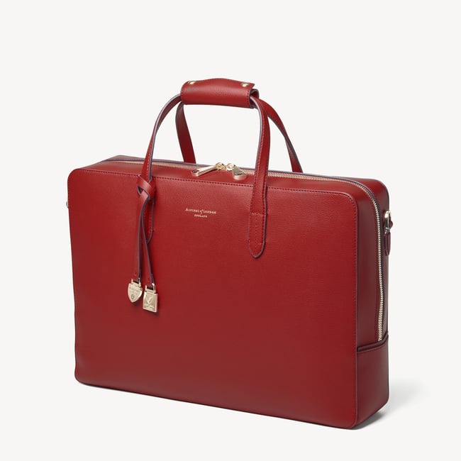 The Brook Street Cherry Red Soft Saffiano