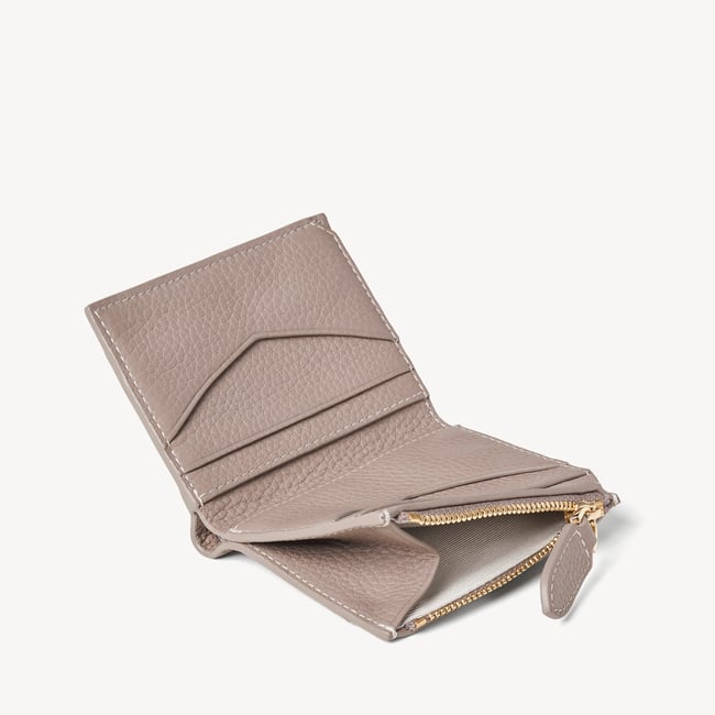 Hudson Multi-Use Pocket Wallet Moleskin Milled Pebble
