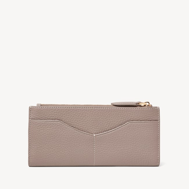 Large Hudson Wallet Moleskin Milled Pebble