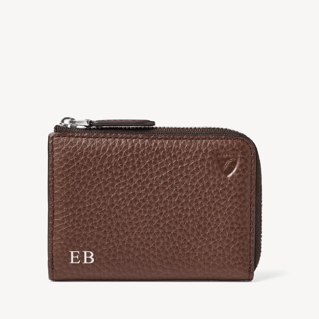 Men’s Key Holder Wallet Tobacco Pebble