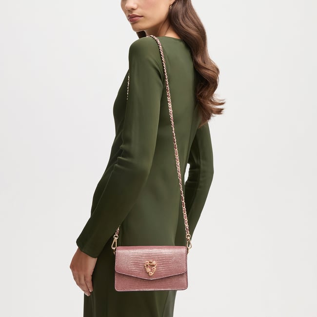 Eliza Clutch Cassis Lizard