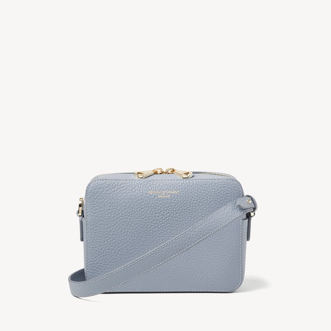 Camera Crossbody with Changeable Straps Sky Blue Pebble
