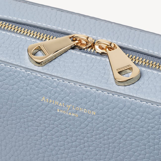 Camera Crossbody with Changeable Straps Sky Blue Pebble