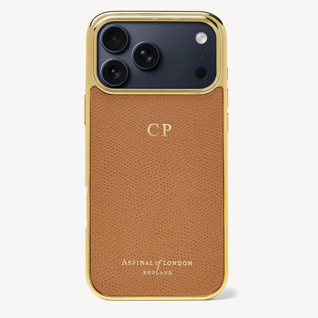 iPhone 17 Pro Max Case Caramel Soft Saffiano
