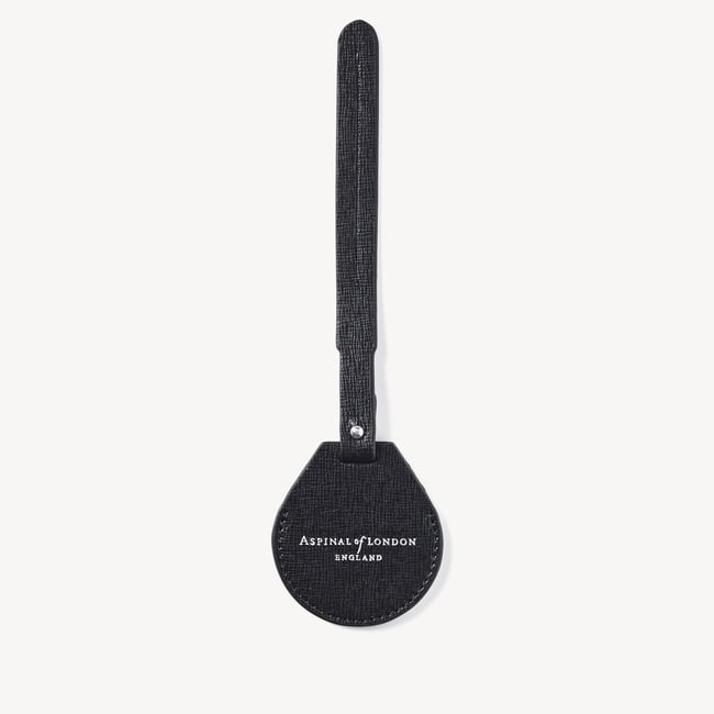 Men's Perso Charm Black Saffiano