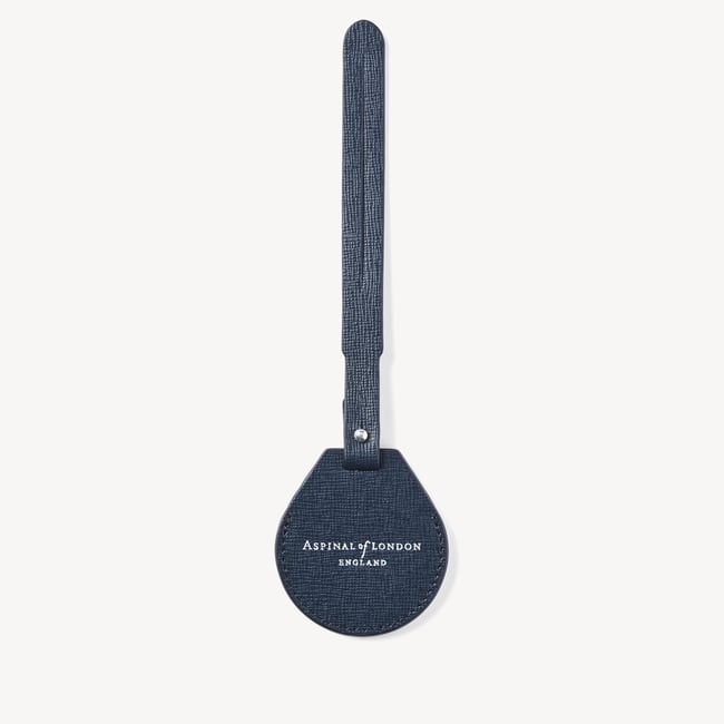 Men's Perso Charm  Navy Saffiano