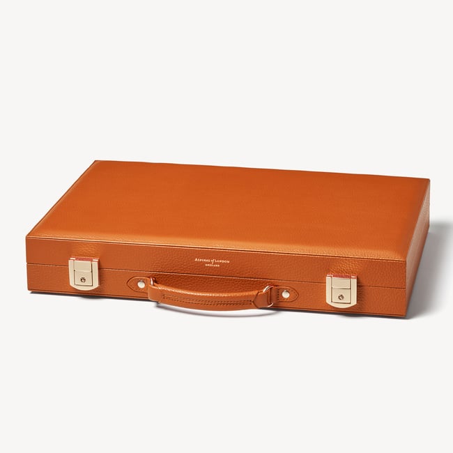 17-inch Backgammon Set Marmalade Pebble