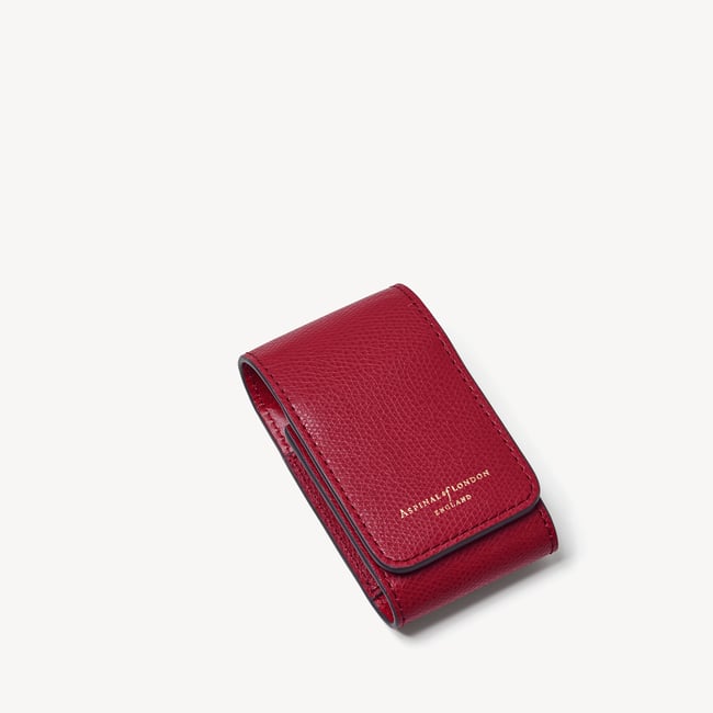 Duo Lipstick Case Cherry Red Soft Saffiano