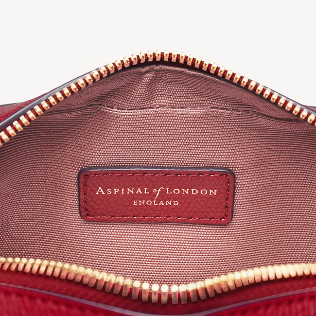 Camera Crossbody Cherry Red Soft Saffiano